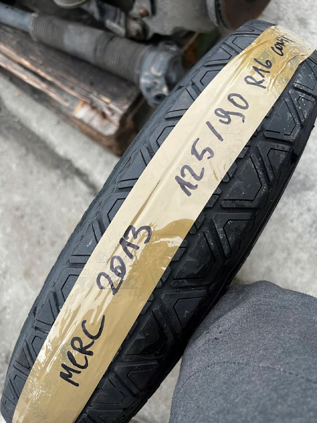 KOŁO ZAPASOWE DOJAZDOWE MERCEDES C-KLASA W204 125/90 R16