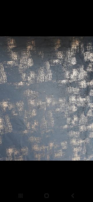 NOWA! Zasłona welurowa czarna ze złotem