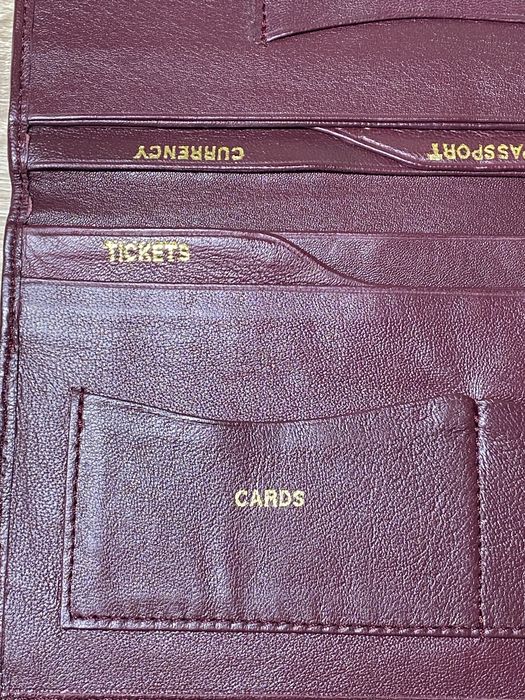 Шкіряний Тревел-кейс (органайзер для документів,грошей) 22*11 см