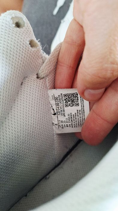 Buty Nike Sneakersy r.39 białe wysokie trampki