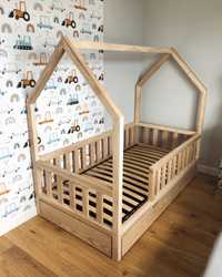 Łóżko łóżeczko domek drewniane