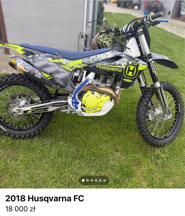 Husqvarna fc450 .2018 fmf 119mth