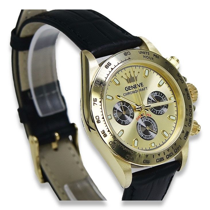 Złoty zegarek męski damski 14k 585 Geneve mw014ydgb Wrocław biżuteria