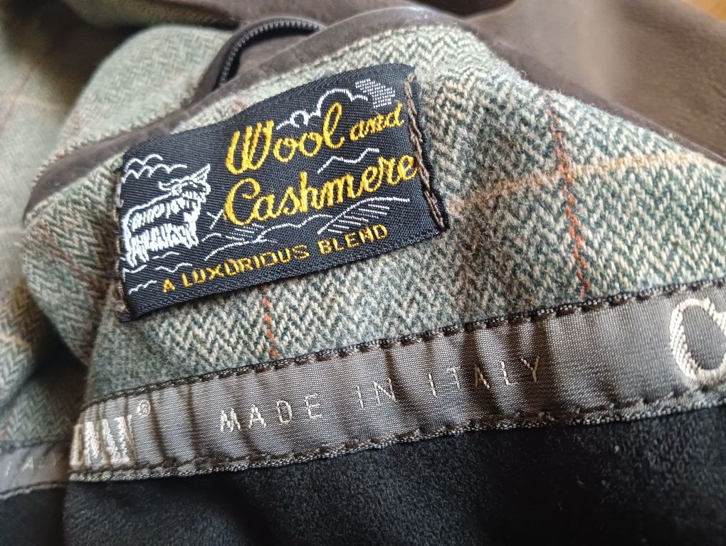 -50% Włoska kurtka skórzana L/XL j. ochnik skóra baseball pilotka