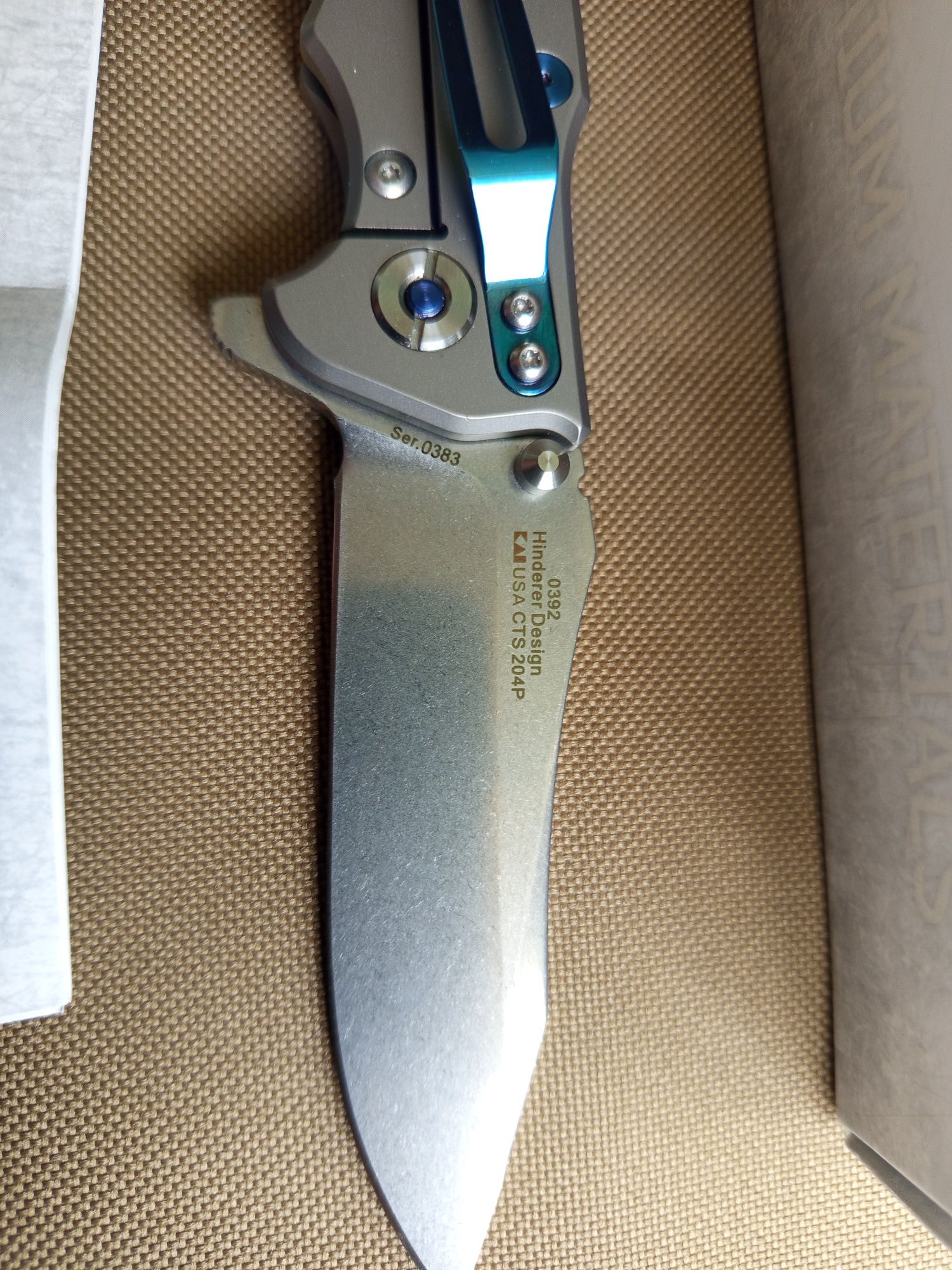 Нож Zero Tolerance 0392 Ti Hinderer