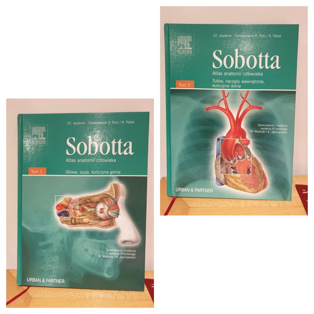 Sobotta Atlas anatomii człowieka tom I i II