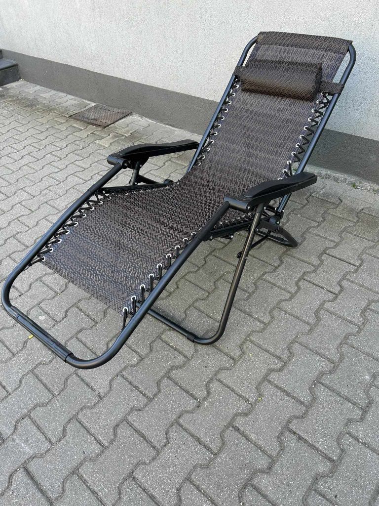 Leżaki ogrodowe brąz