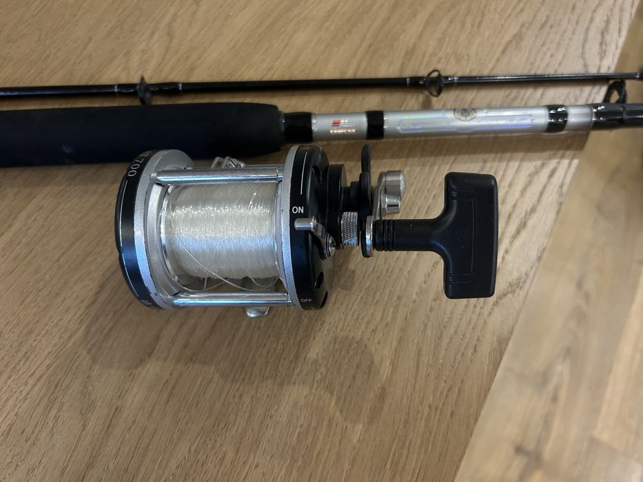 Wędka morska + multiplikator Abu Garcia
