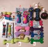 Acessórios e brinquedos para cão NOVOS