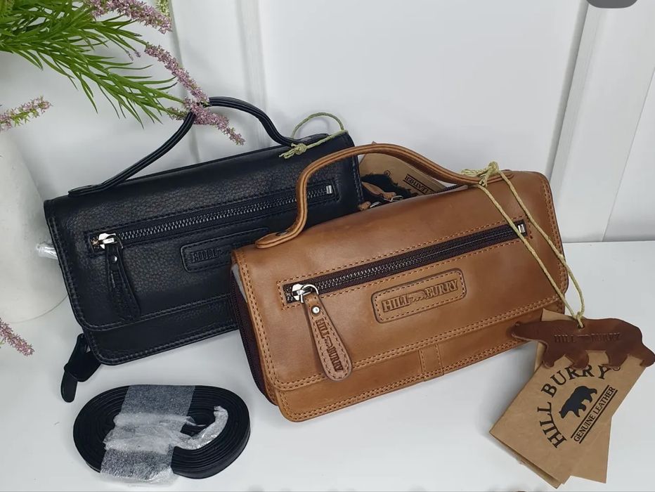 Hill Burry барсетка клатч Hillburry чоловіча шкіряна барсетка клатч