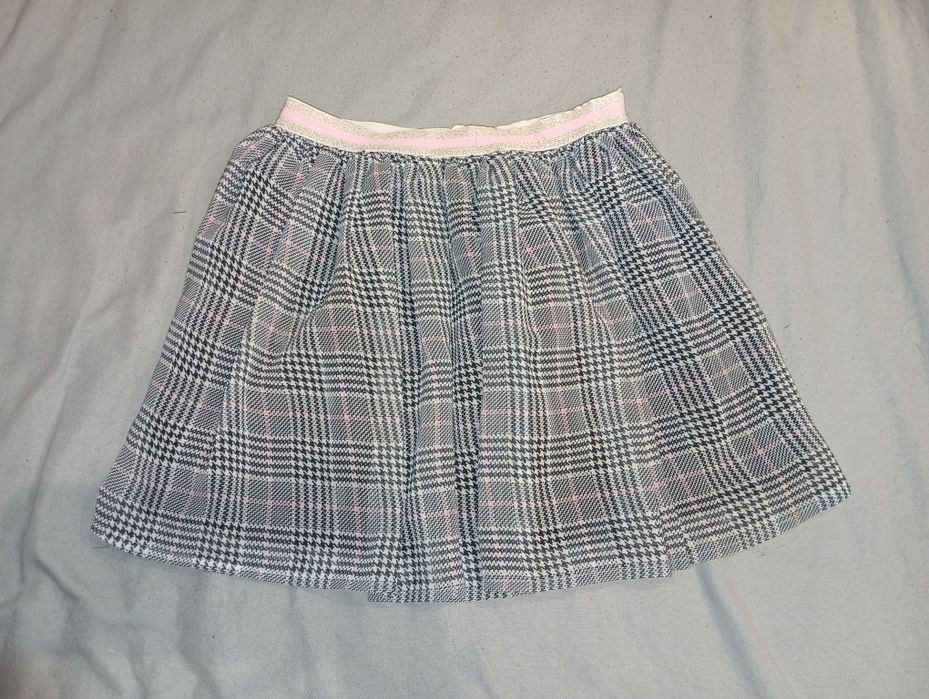 Spódniczka tiulowa w kratkę