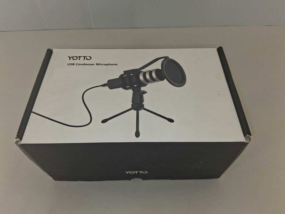 N030 YOTTO YDM-20 USB Condenser Microphone Mikrofon Studyjny Zestaw