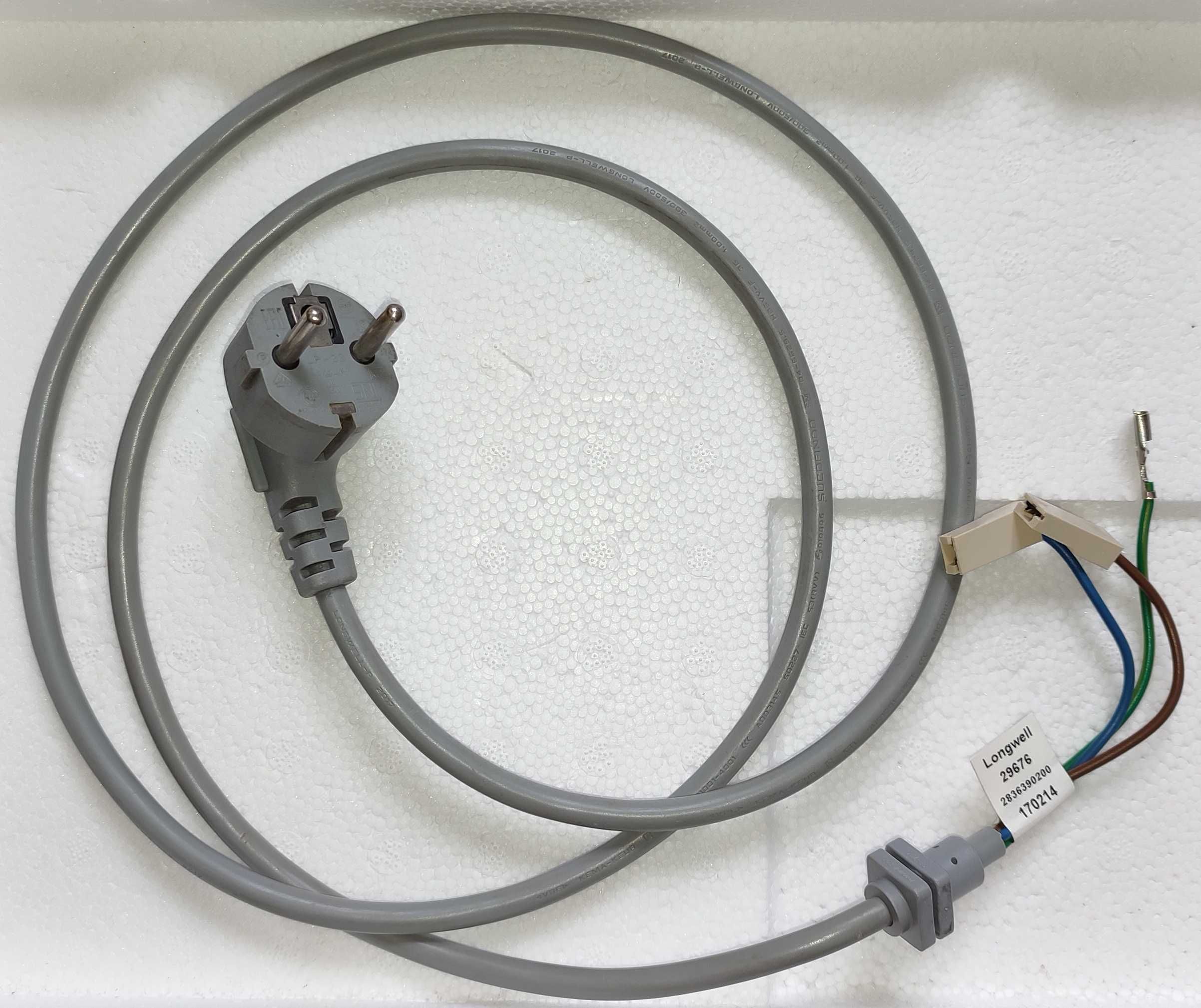 Kabel zasilający do pralki Beko