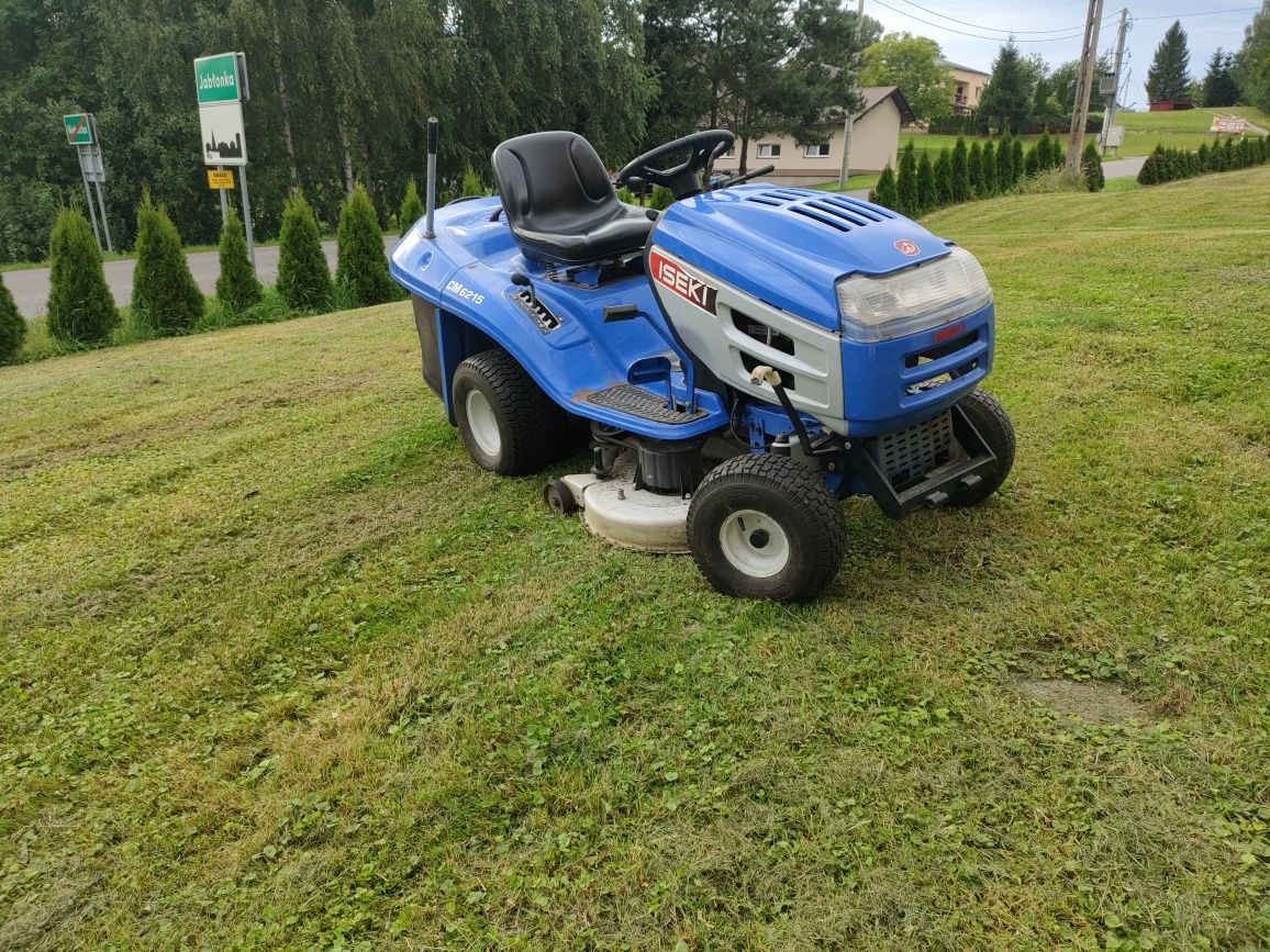 Kosiarka traktorek Iseki cm6215 MTD +pług do śniegu