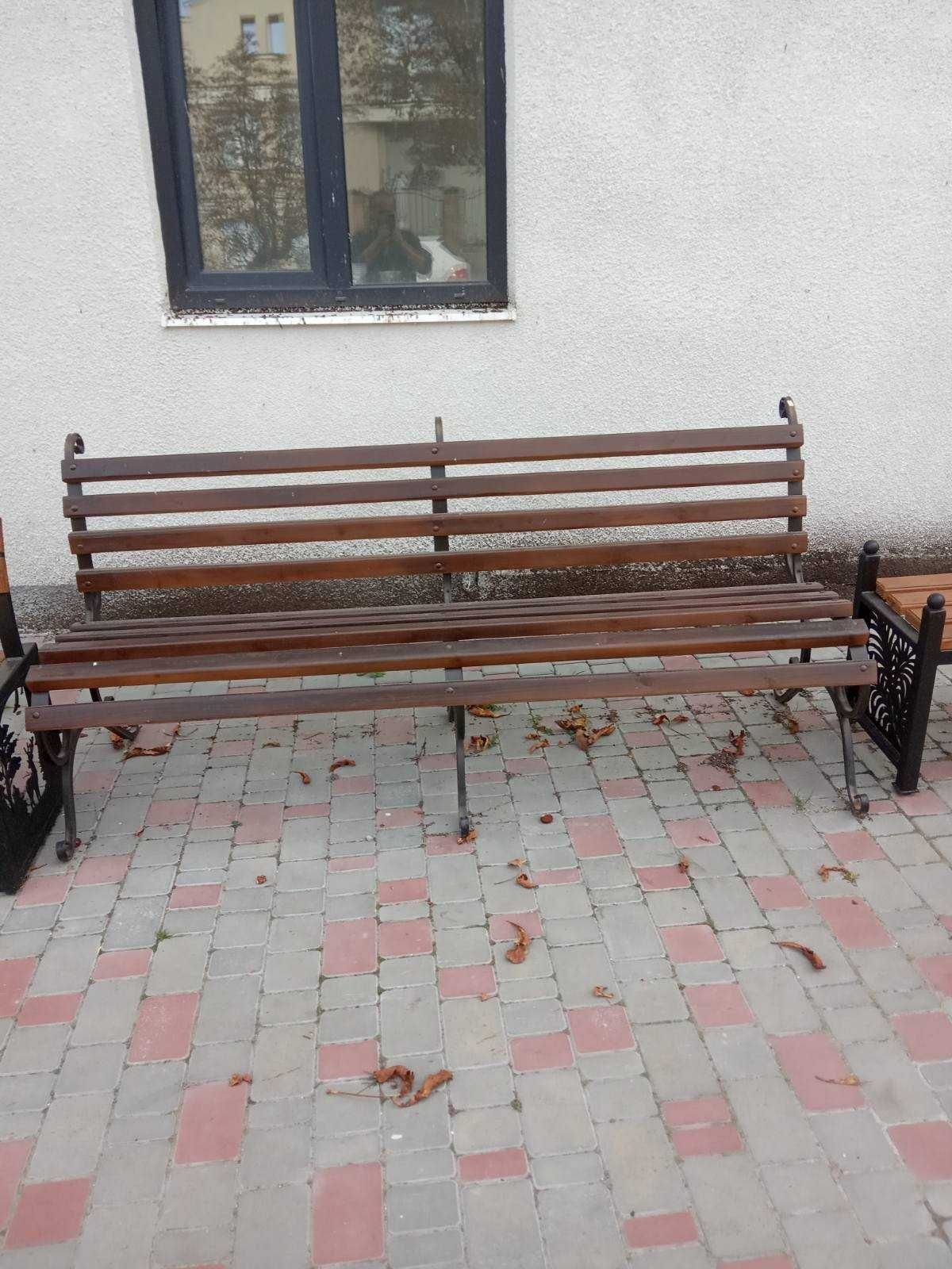 Лавки садові, вуличні