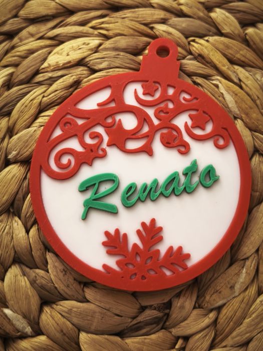 Bola de Natal Personalizável