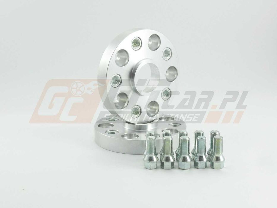 Dystanse 25mm 5x100 Leon Ibiza Golf Polo Jeeta Fabia Audi Cupra A3 S3