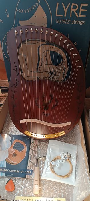 Cega Ліра , міні арфа 16, 19, 21 струн