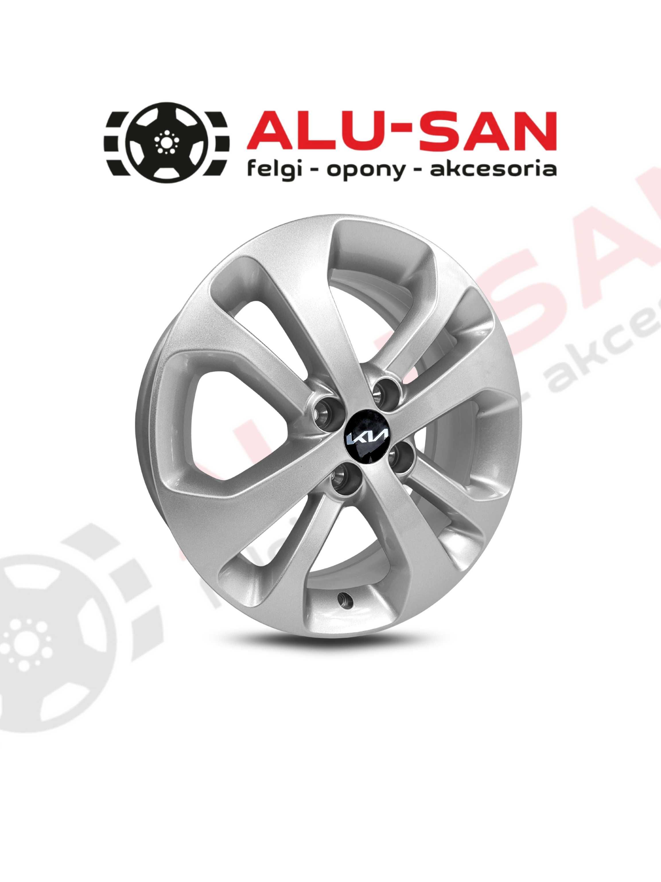 NOWE Alufelgi 16" KIA Picanto Rio Shuma Stonic 4x100 - Srebrny