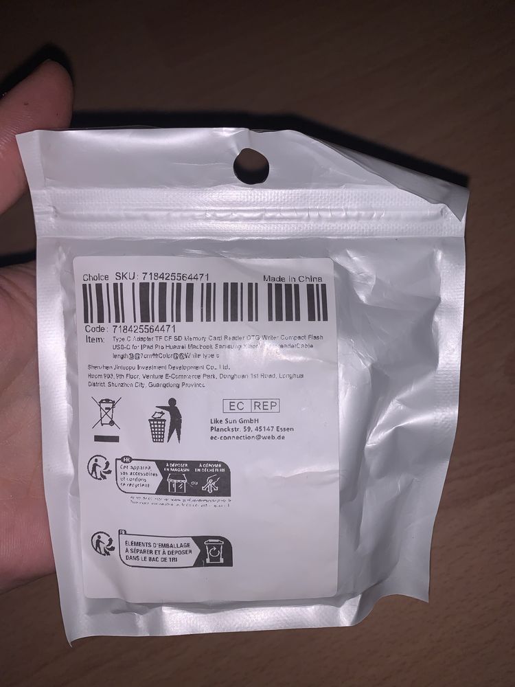 adapter do telefonu type c pendrive karta pamieci