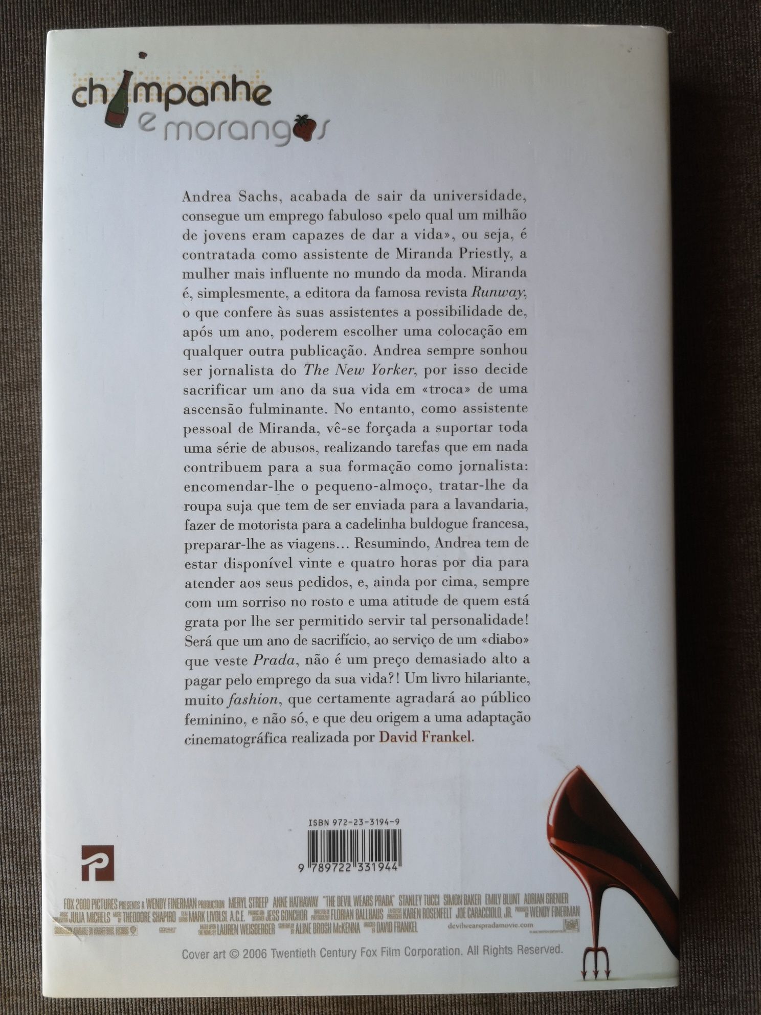 Livro - O Diabo veste Prada - Novo