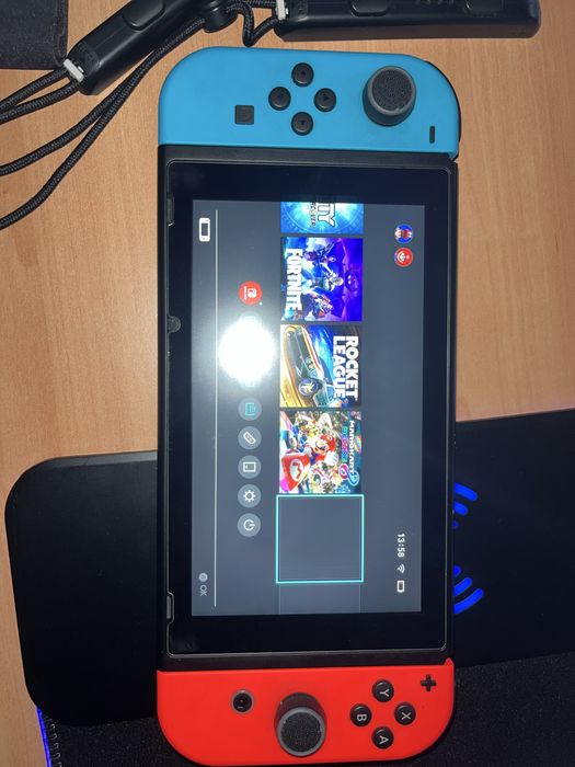 Nintendo switch com pouco uso
