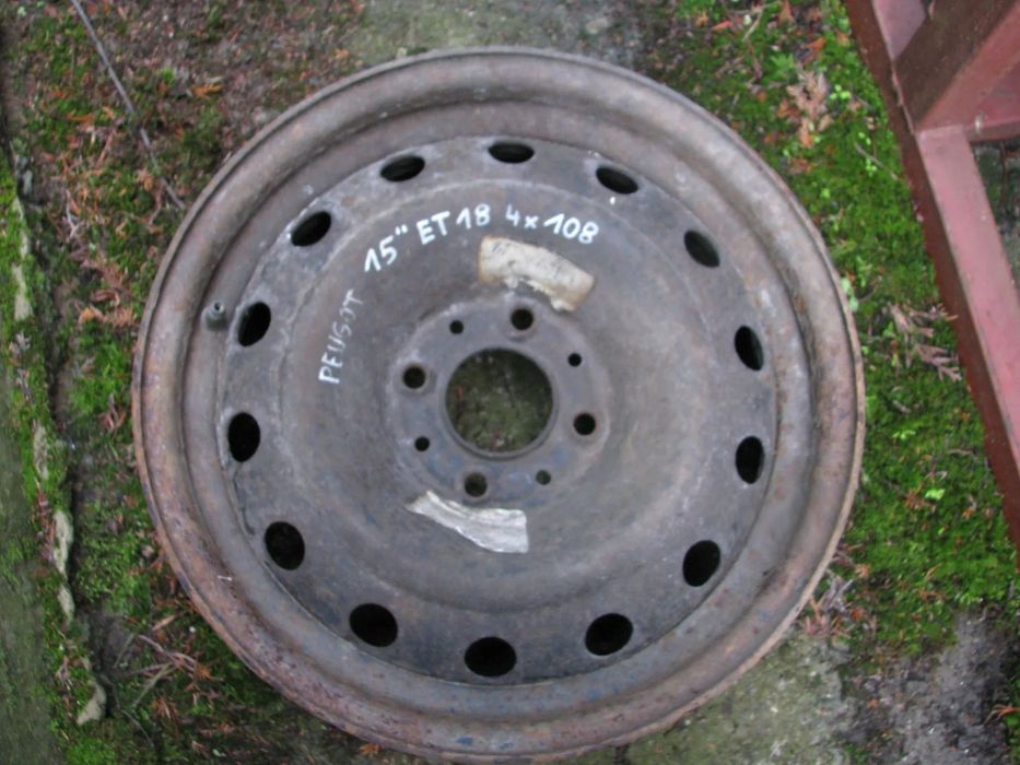 CITROEN PEUGEOT FELGA STALOWA 15 4X108 6JX15 ET18