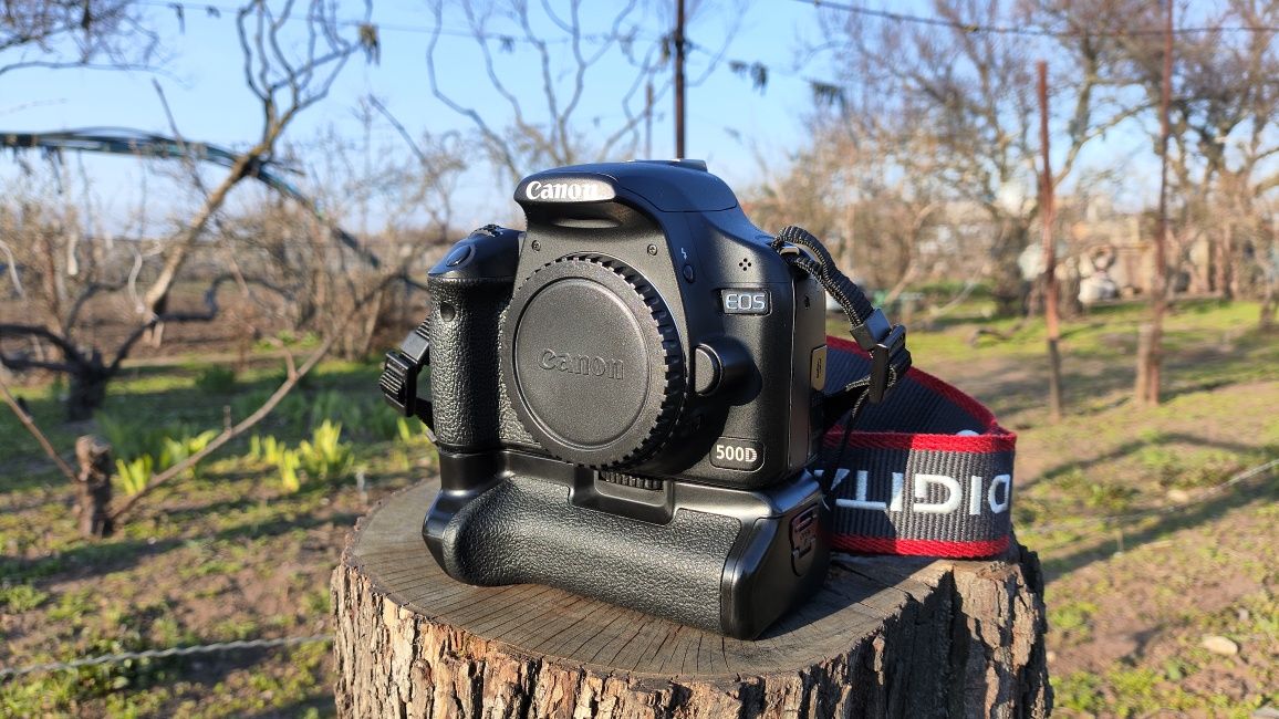 Canon 500D Body+Блок+SD,Зарядное,Фотоаппарат Фотокамера Зеркалка