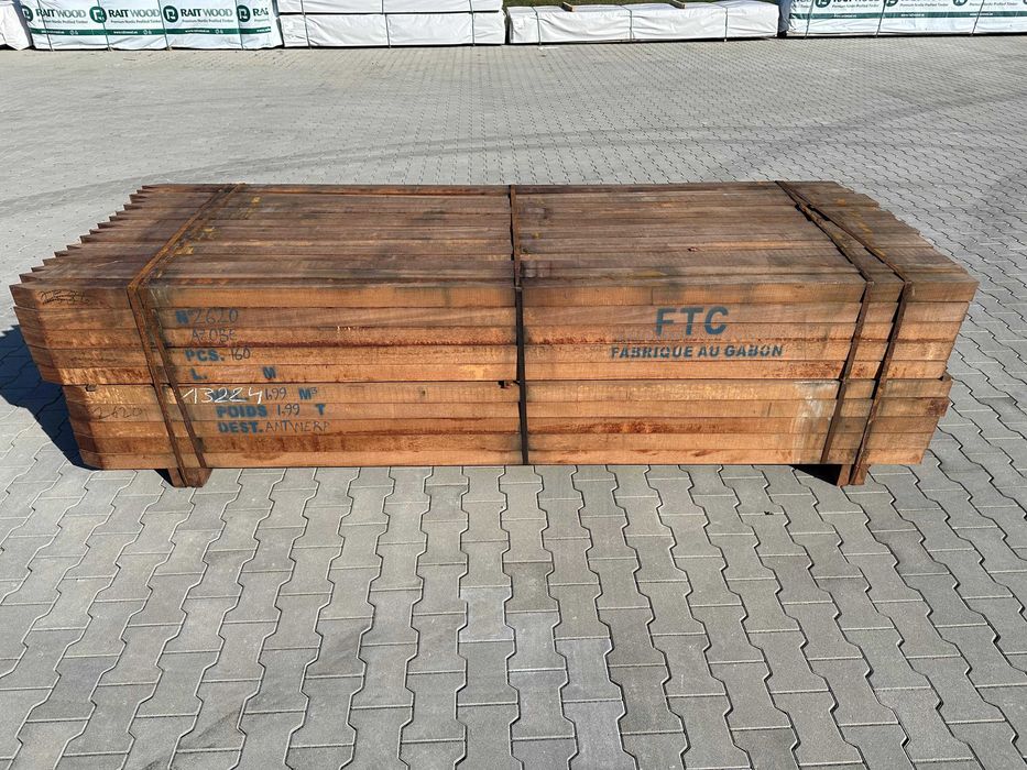 Azobe Kantówka  70x70mm