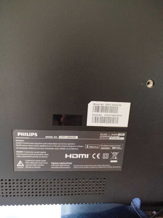 Телевизор PHILIPS  32PFL3406H/58