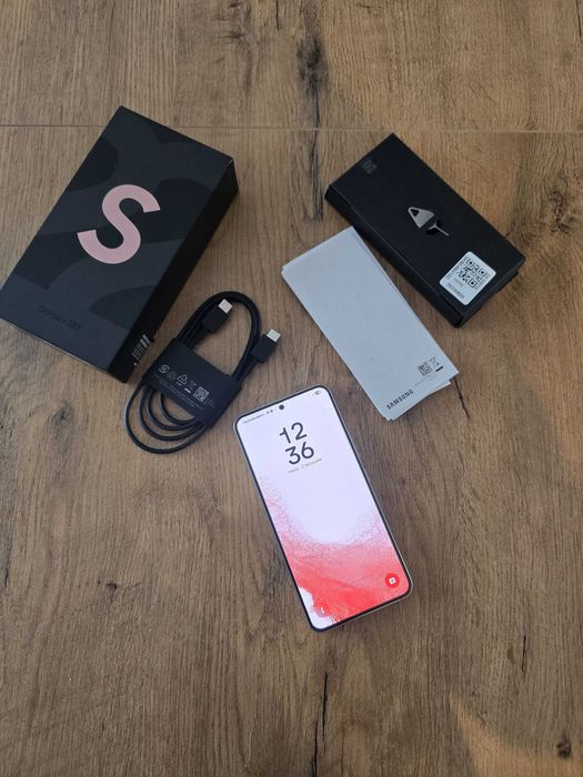 SAMSUNG S22 128 GB !! IDEALNY !! komplet RÓZOWE ZŁOTO !! okazja PIĘKNY