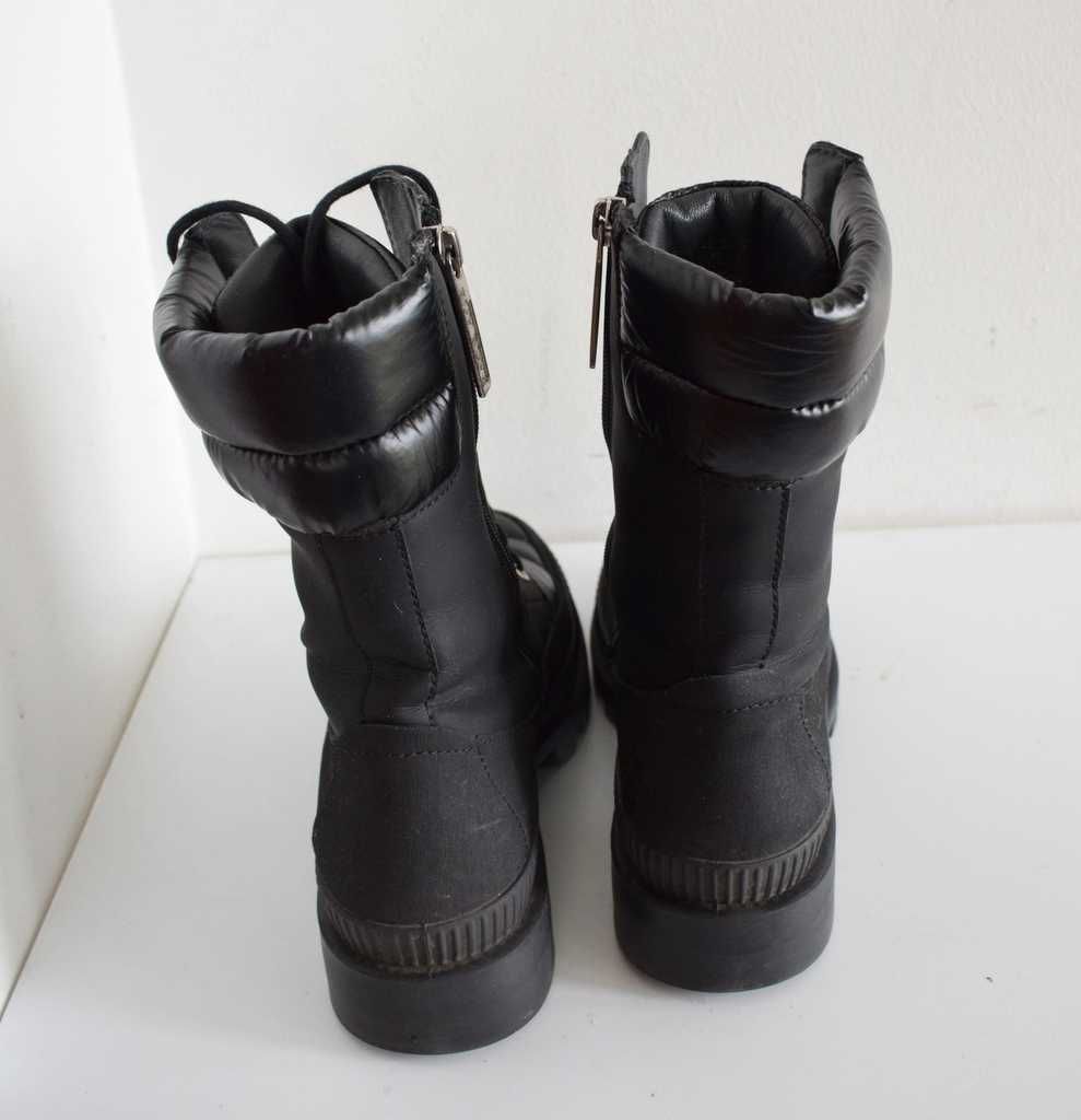 Rage Age Fall Botki czarne buty skórzane 37 kozaki
