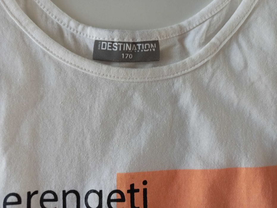 biała koszulka na ramiączkach rozmiar 170 Destination Pepco nowa