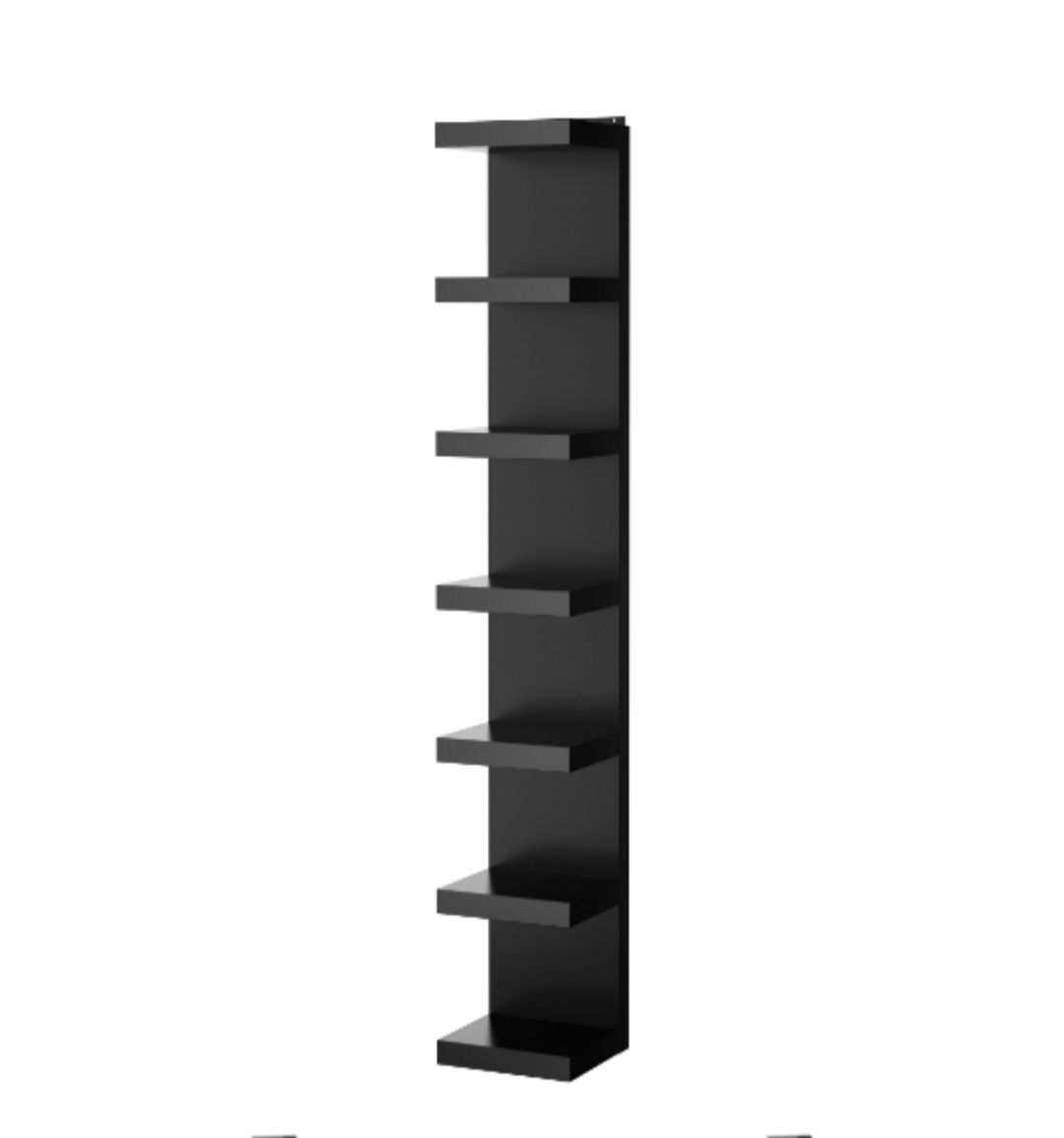Полка IKEA чорна