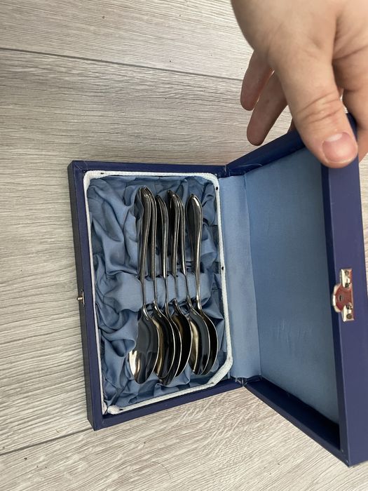 Łyżeczki posrebrzane Hefra