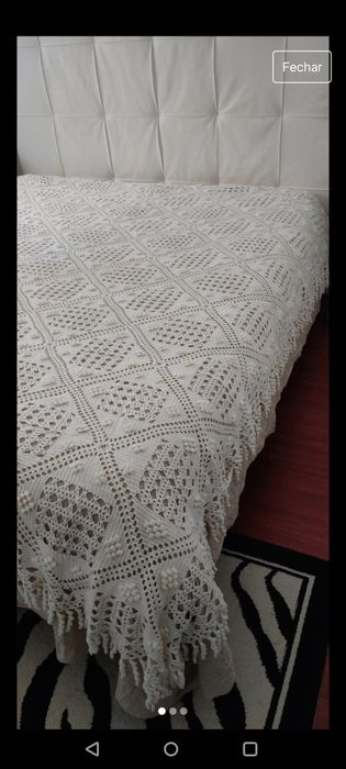 Colcha em renda nova