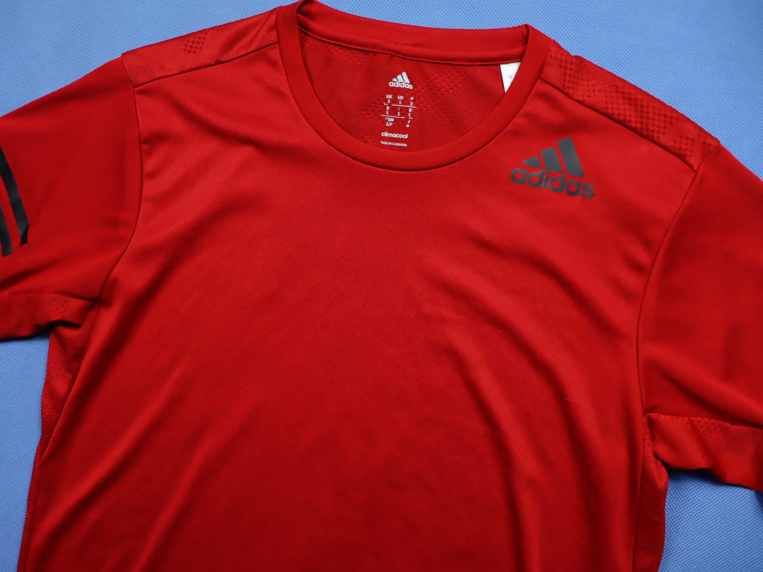 Adidas koszulka sportowa męska z siateczka climacool t-shirt S slim