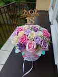 Pachnący flowerbox z róż mydlanych na każdą okazję