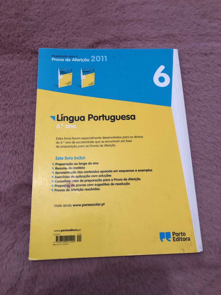 Manual Apoio Língua Portuguesa 6° Ano