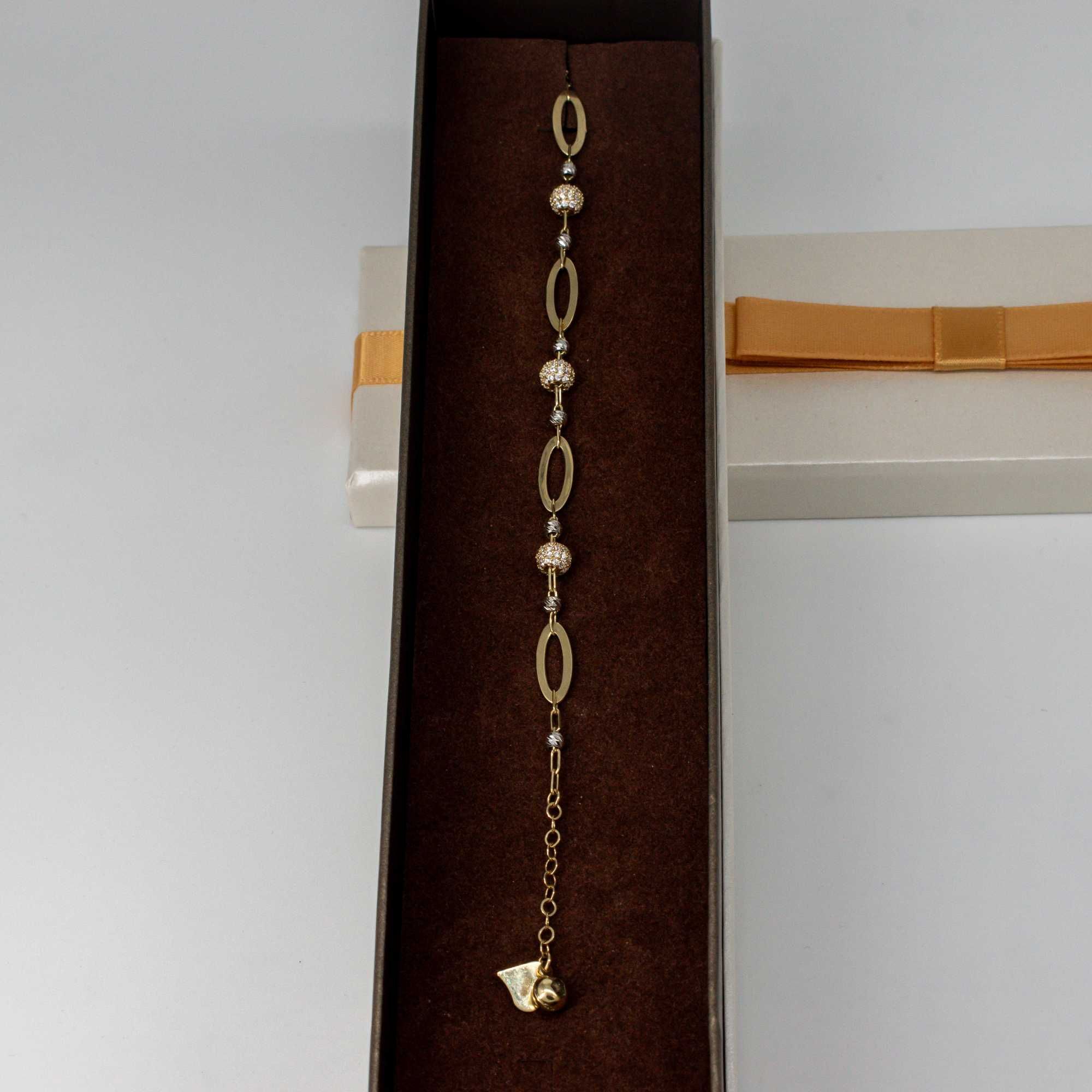 Złota bransoletka 585 4,71gram regulowana 15,5-18cm WYSYŁKA GRATIS