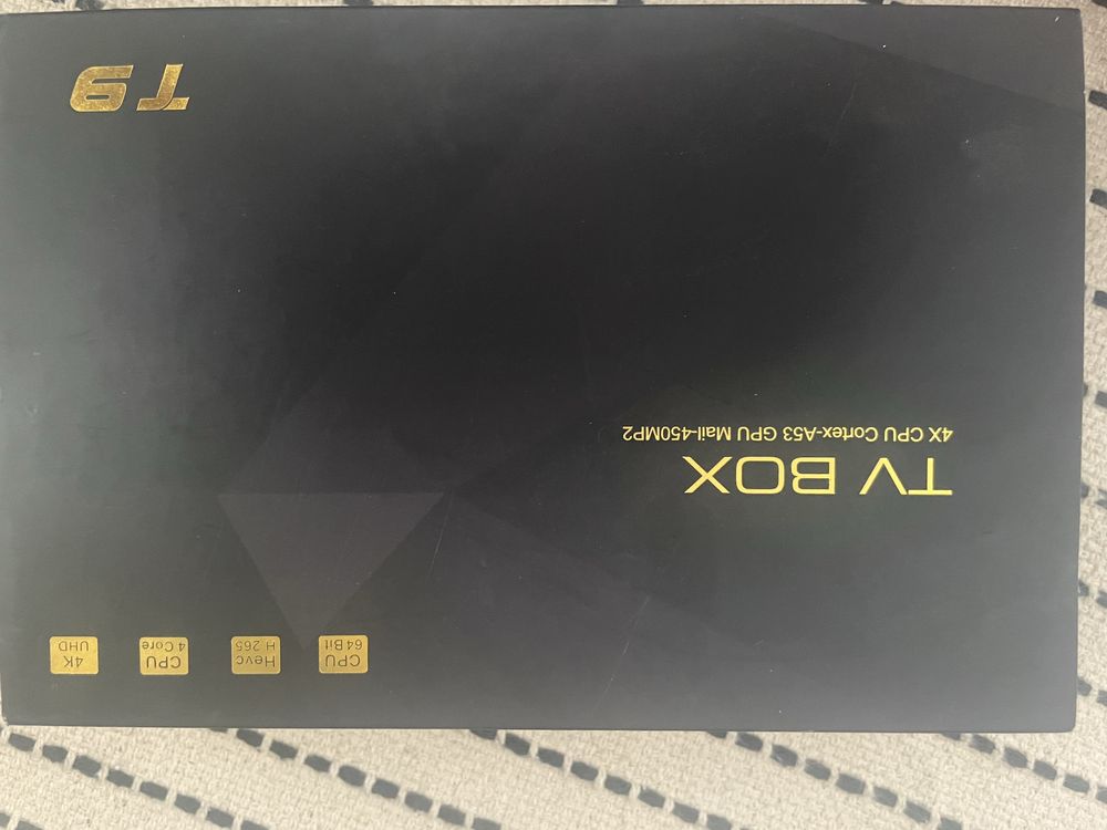 Android TV Box T9 | 4K Ultra HD | Wi-Fi