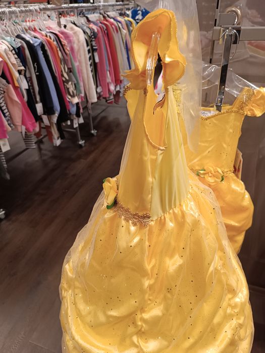 Piękna suknia na bal karnawałowy, wesele, księżniczka Bella, roz. 128.