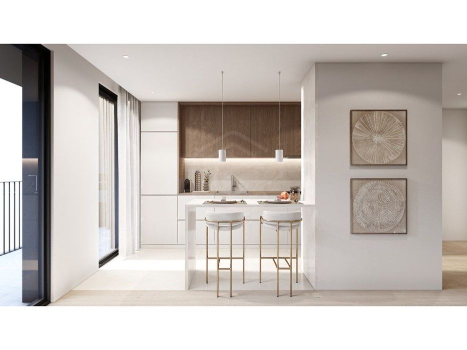 Apartamento T3 com varanda e um lugar de garagem