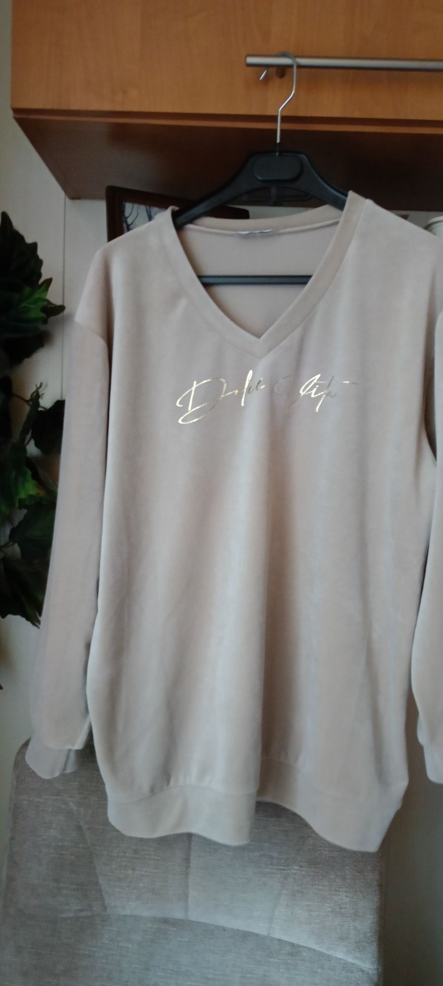 Damski dres XL kremowy