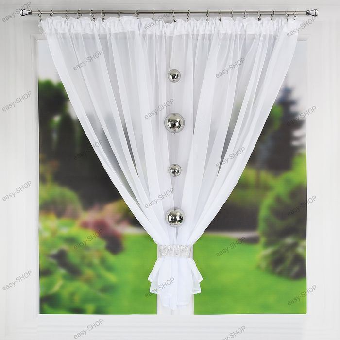 Komplet 4 kul lustrzanych do okna