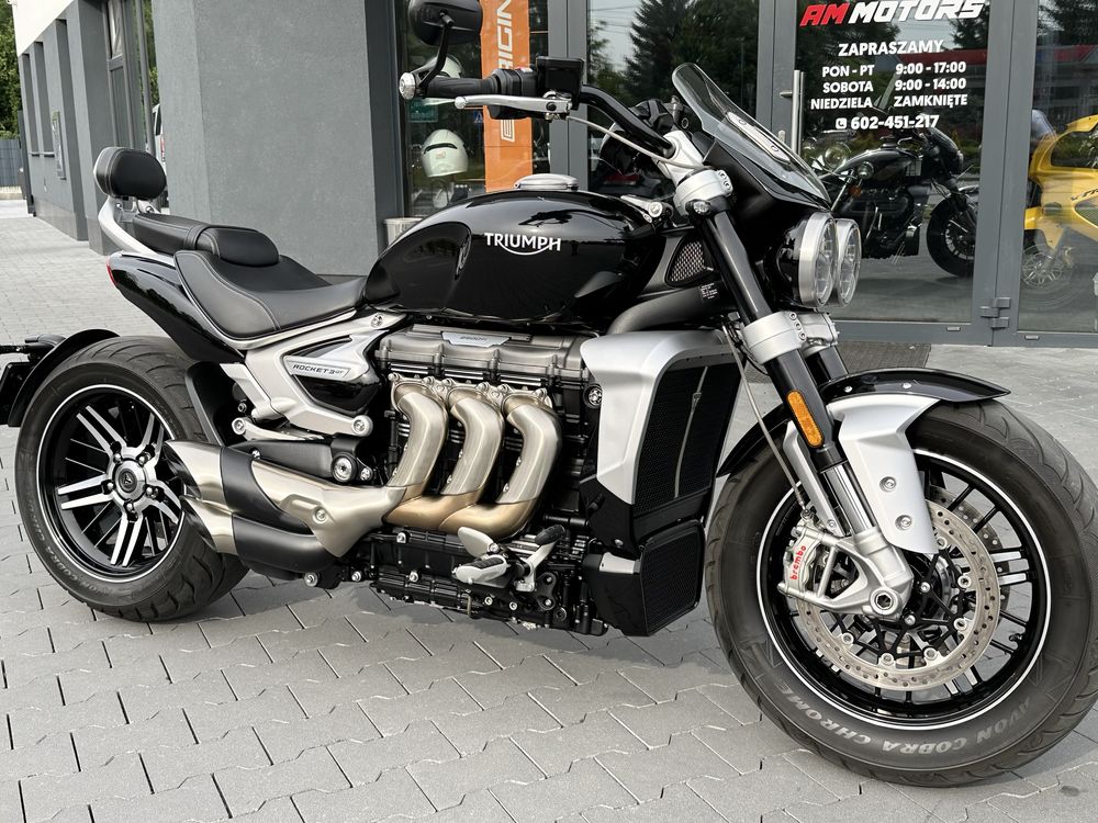 Triumph Rocket 3 GT 2022 R Fabryczny Stan Rej.PL 4209km Dostawa GRATIS