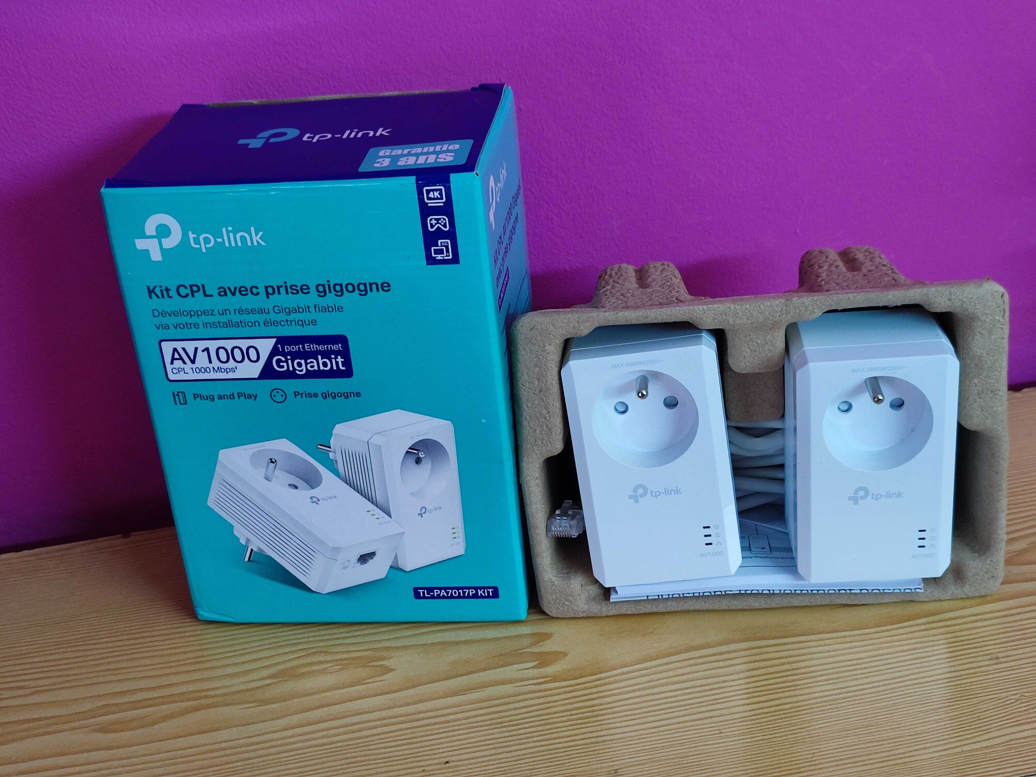 Kit Tp-Link AV1000 CPL - 2 Adaptadores