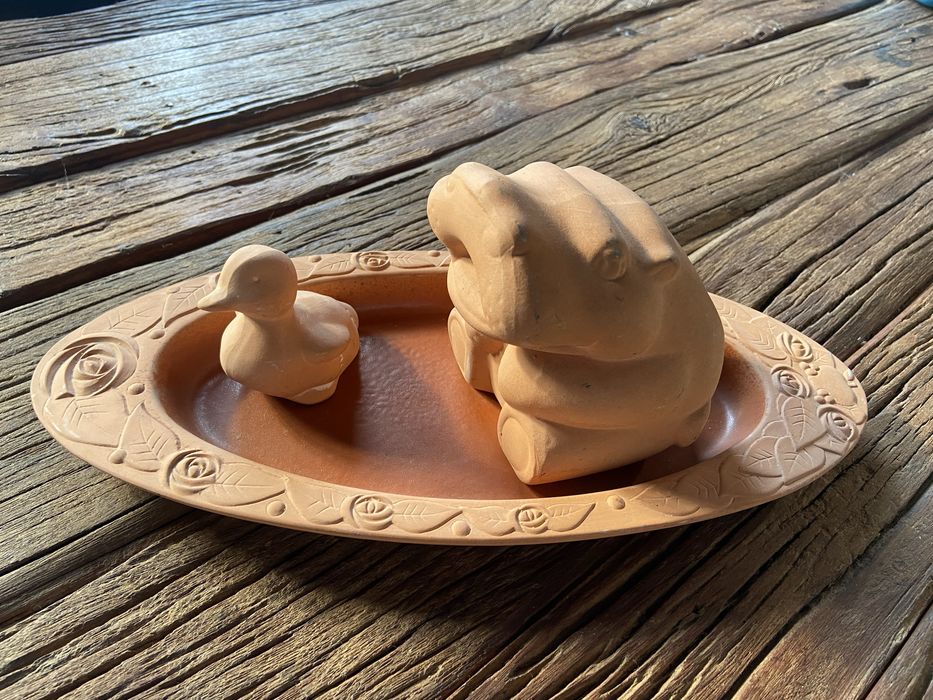 Półmisek ceramiczny dekoracyjny dekoracja kaczka