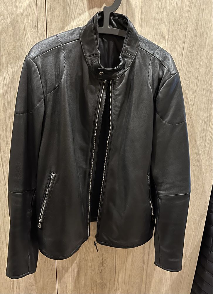 Casaco de pele Mango masculino