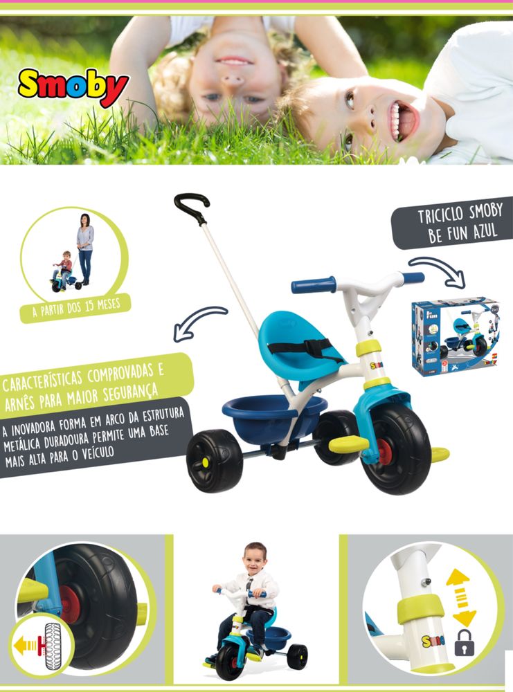 Triciclo SMOBY Be Fun Blue